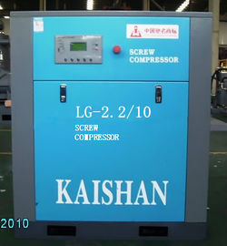 PLC компрессора воздуха винта высокой эффективности небольшой контролировал 1.0mpa 10 бар 145psi